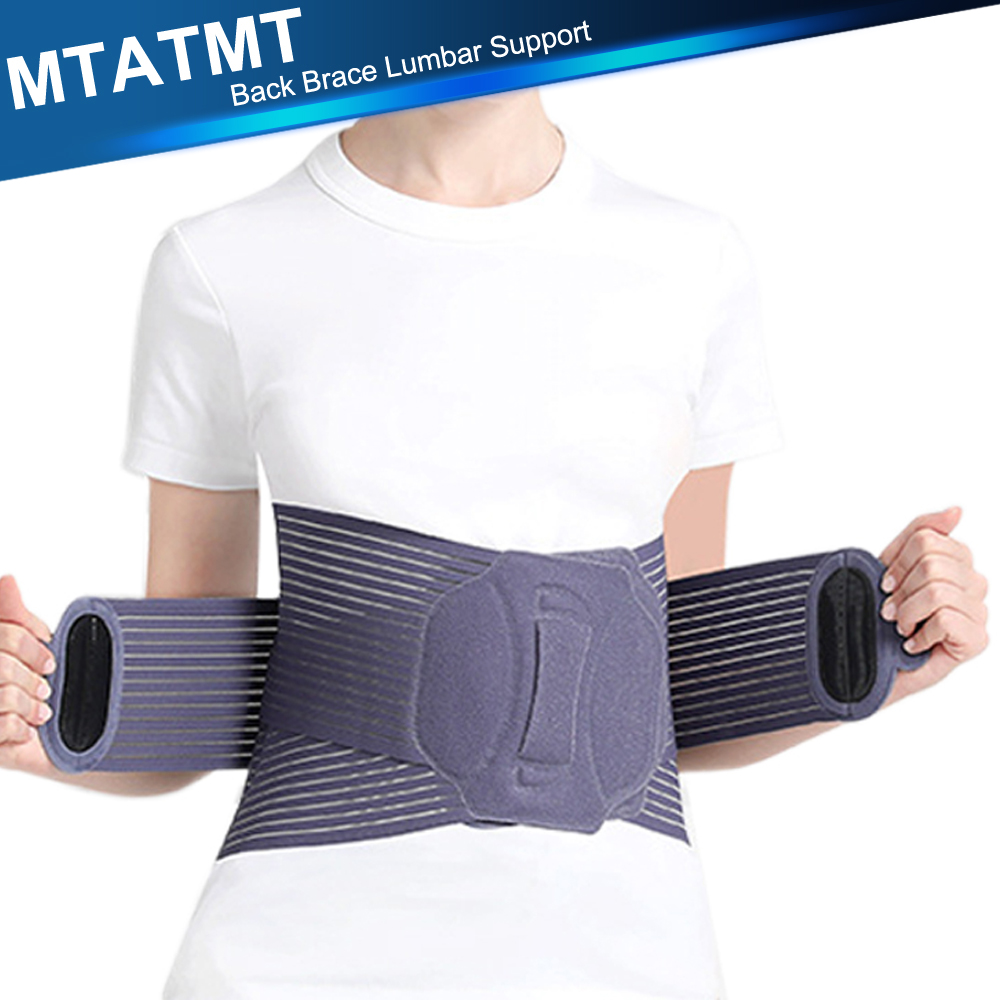 Back Brace Lumbar Support for Herniated Disc Relief Back Pain Adjustable Lower Back Brace Support Strap for Work & Daily Use