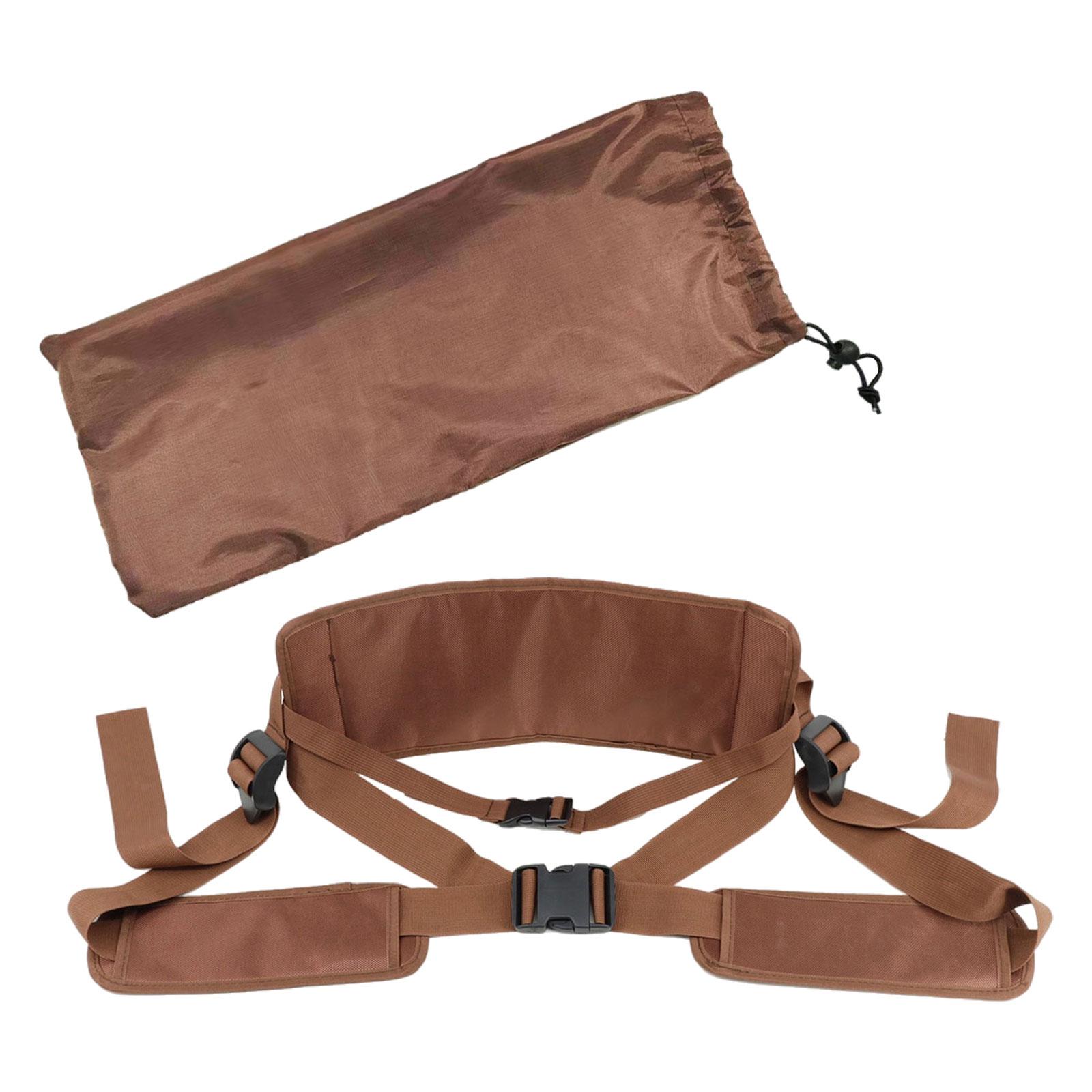 Lower Back Belt Comfortable Ergonomic Simple Lumbar Support Belt Easy to Wear Meditation Belt Back Brace for Home Office Outdoor