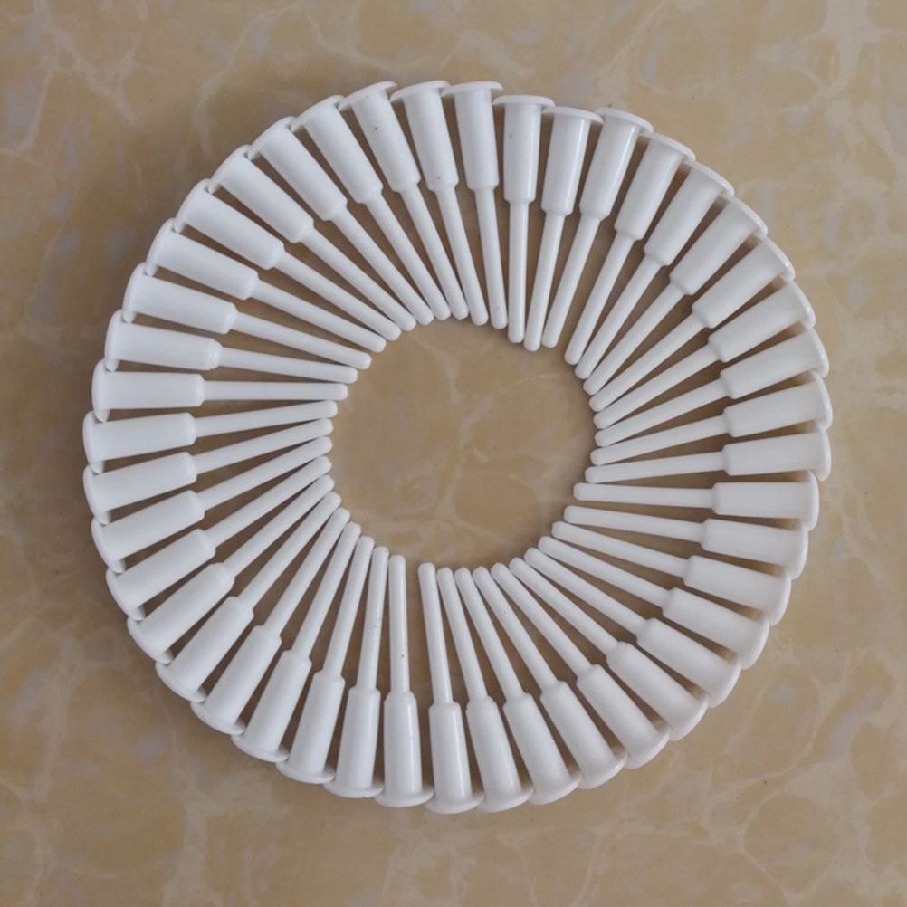 50PCS Yoga Ball Air Plug Exercise Ball Jump Ball Air Stopper Plug Pin (White) Air Plug Pin