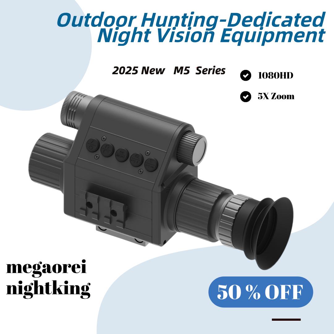 Megaorei M5 2025 Megaorei M5 HD 1080P Hunting Trail camera 5x Zoom Hunting w/850nm IR