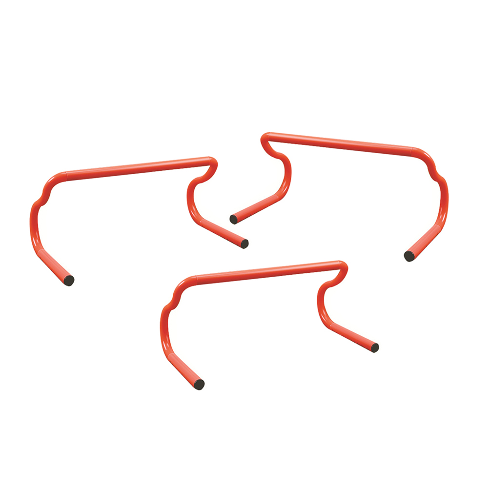 3pcs PVC Hurdles Lightweight Portable Soccer Football Drills Agility Training Speed Equipment Adjustable Height