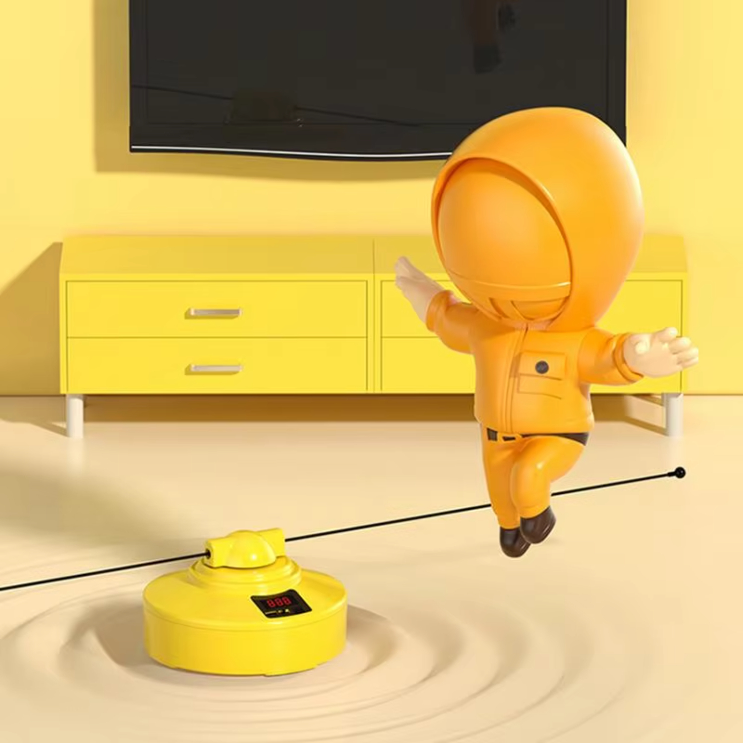 Automatic Jump Rope Jump Rope  Adults Toy Intelligent Rope Skipping Machine LCD Large   Harsh Noise   Women