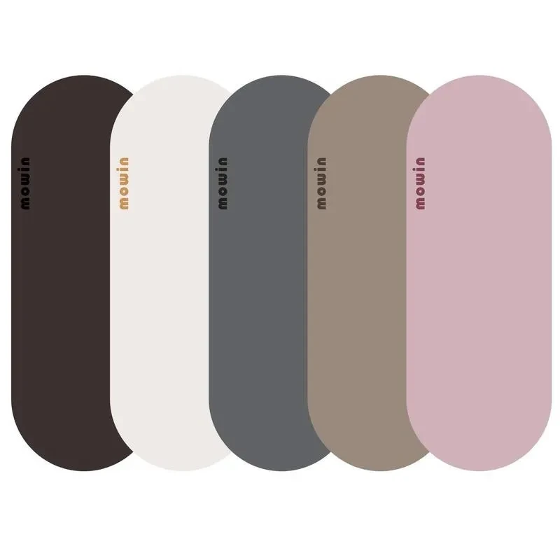 Hot PU Yoga Mat, Round Oval Pilates Curve Rubber Arch Pill Capsule Shape Sweat-absorbing Exercise Fitness Mat.