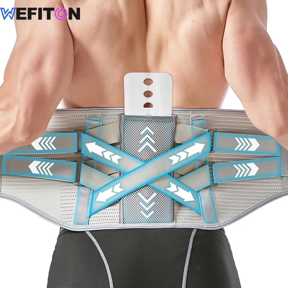 1PCS Back Braces for Lower Back Pain Relief,Breathable Back Support Belt for MenWomen,Anti-skid Lumbar Support Belt for Sciatica