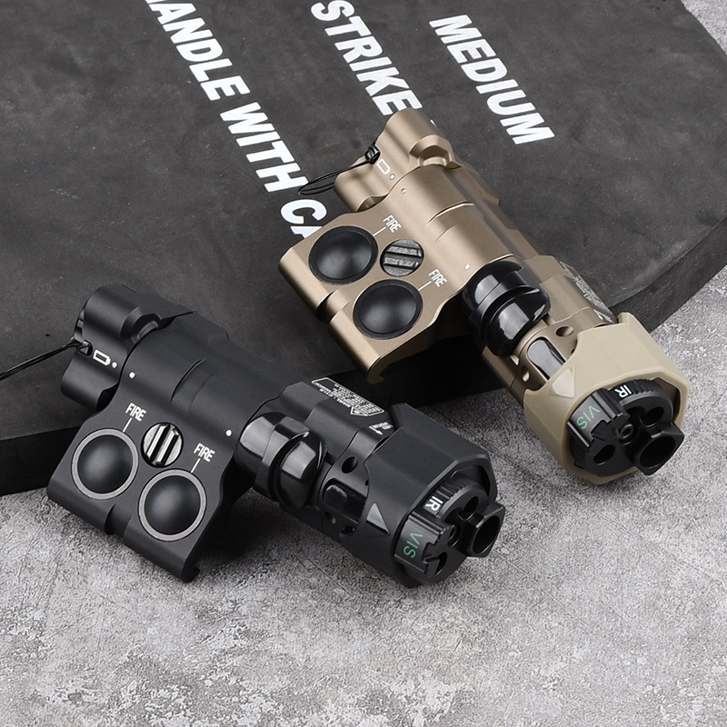 All Metal CNC PEQ15 MAWL-C1 Red Dot Green Blue IR Laser Indicator IR Illumination Airsoft Flashlight AR15 Infrared Sight