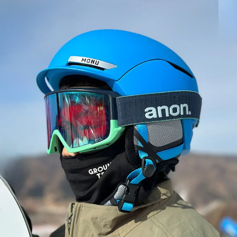 Thermal Ski Helmet for Adults, Full Coverage, Skiing Helmet, Warm, Ice Skating, Sports Protective Gear, Winter