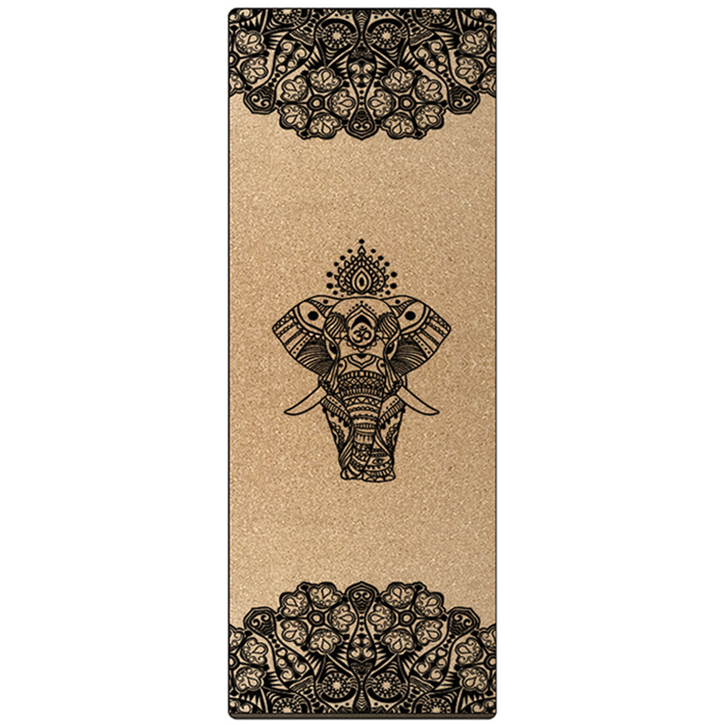 Factory Direct Sale Ecological Cork Fitness Yoga Mat High Quality Non-Slip TPE Yoga Mat