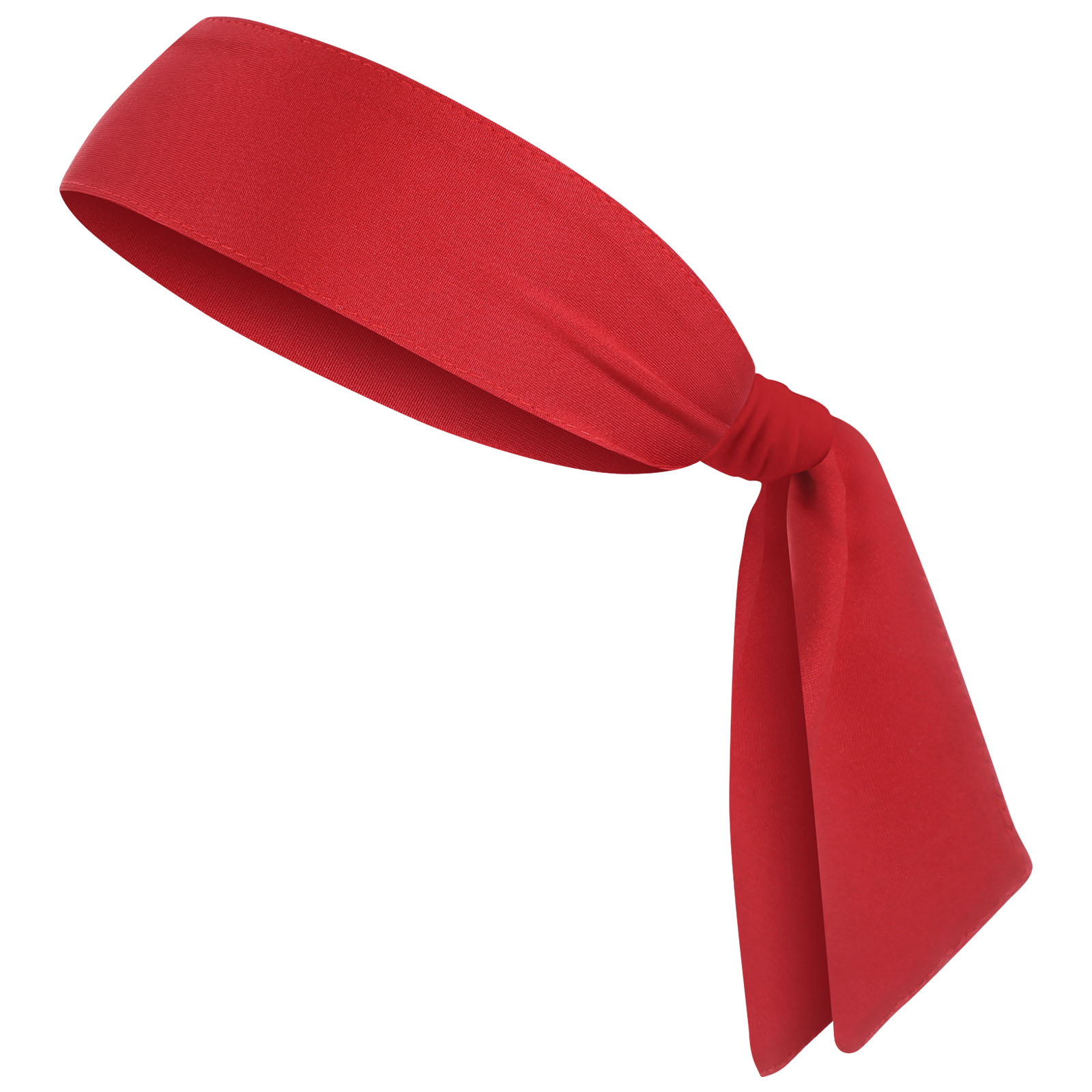 Head Tie Sports Headband Tie Headband for Running Working Out Tennis Karate Athletics Pirate Costumes (Red)