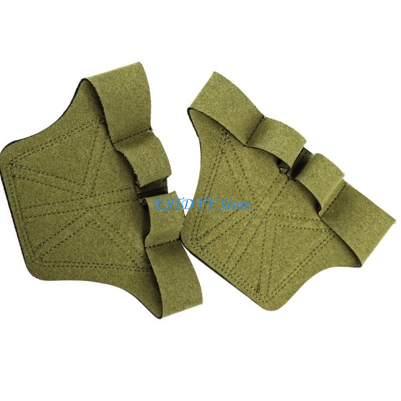 G6DE Gym Gloves Weight Lifting Gloves, 1 Pair Dumbbells Grip Pad Antislip Four Finger Workout Gloves Weight Training Gloves