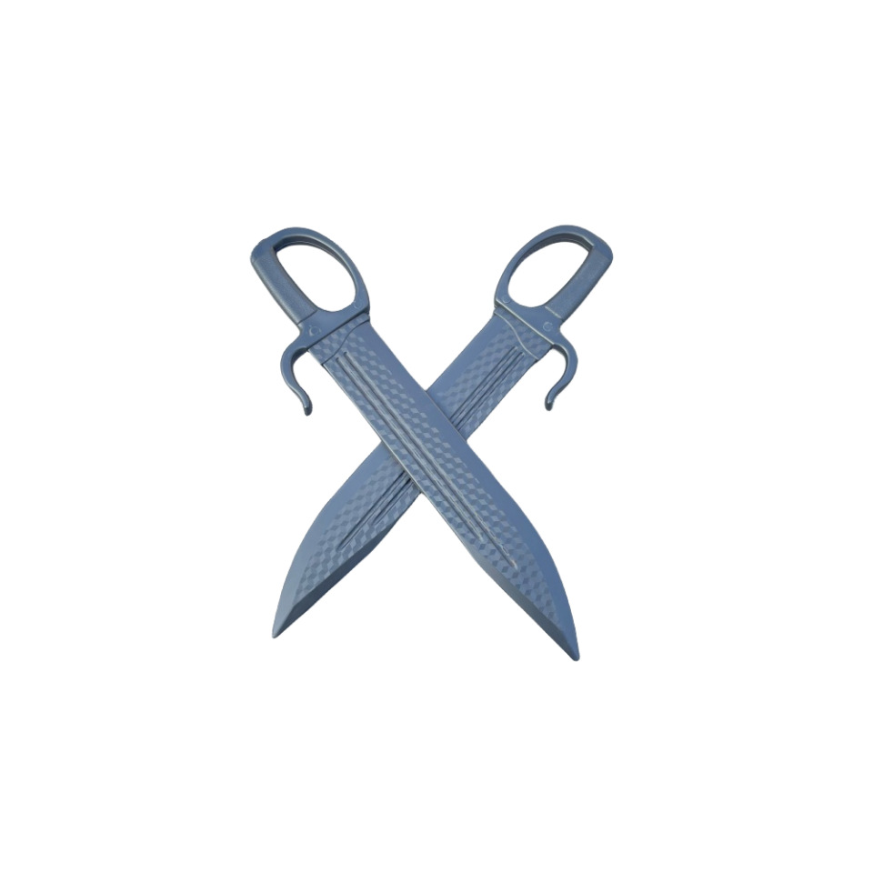 Plastic Juhe Miao Knife Eight Knives cos Props Video Shooting Plastic Two-handed Sword