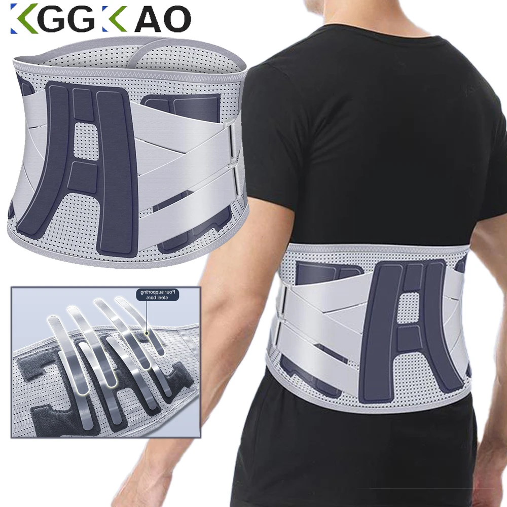 Back Brace for Lower Back Pain,Breathable Design with Lumbar Support Belt, Back Support Brace for Men Women,Relief from Sciatica