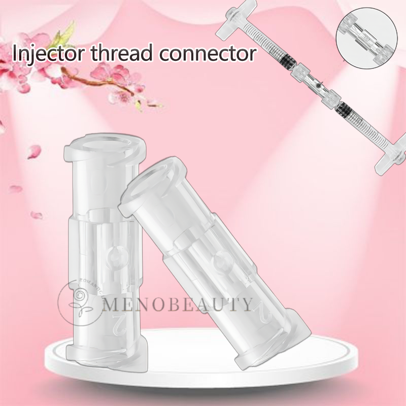syringe connector blunt Luer Thread Connector  Transparent Syringe Double-Way Connector Easy  Durable Use In Sterile Environment