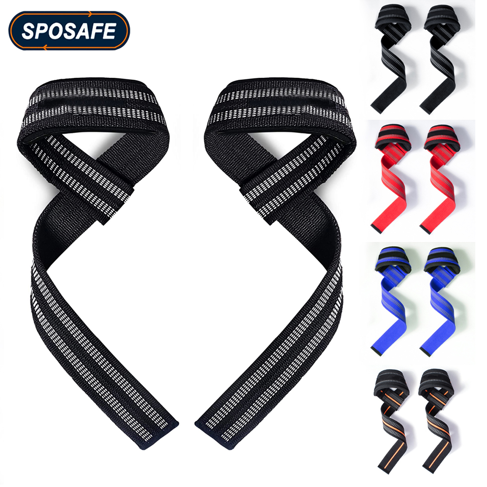 2PCS Fitness Lifting Wrist Strap Brace Weightlifting Crossfit Bodybuilding Support Kettlebell Dumbbell Weight Strength Workout
