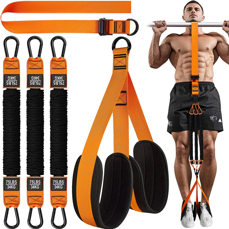 Pull Up Assistance Bands Set Resistance Strap for Pull-ups Assist for Men Women Hanging Training Chin-up Workout Body Stretching