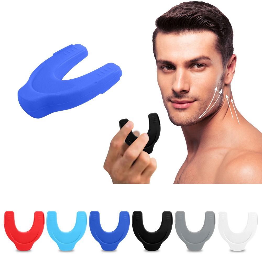 Jawline Exerciser Jaw Exerciser Tool Jaw Trainer Silicone Neck Toning Equipment Colorful Jawline Shaper Double Chin Reducer