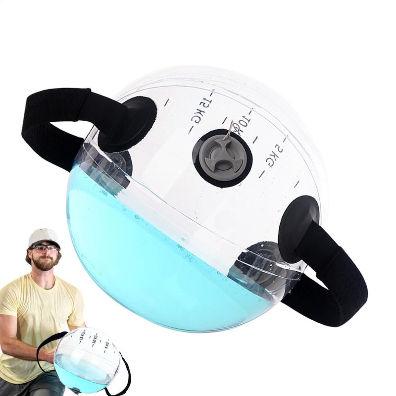 Fitness Water Weighted Ball Core Strength Training Round Stability Water Ball Bag Home Gym Weighted Working Out Supplies For