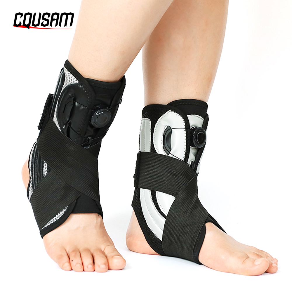 1PCS Ankle Brace Support for Men & Women, Recovery from Sprained Ankles with Metal Springs, Stabilizing for Running, Basketball