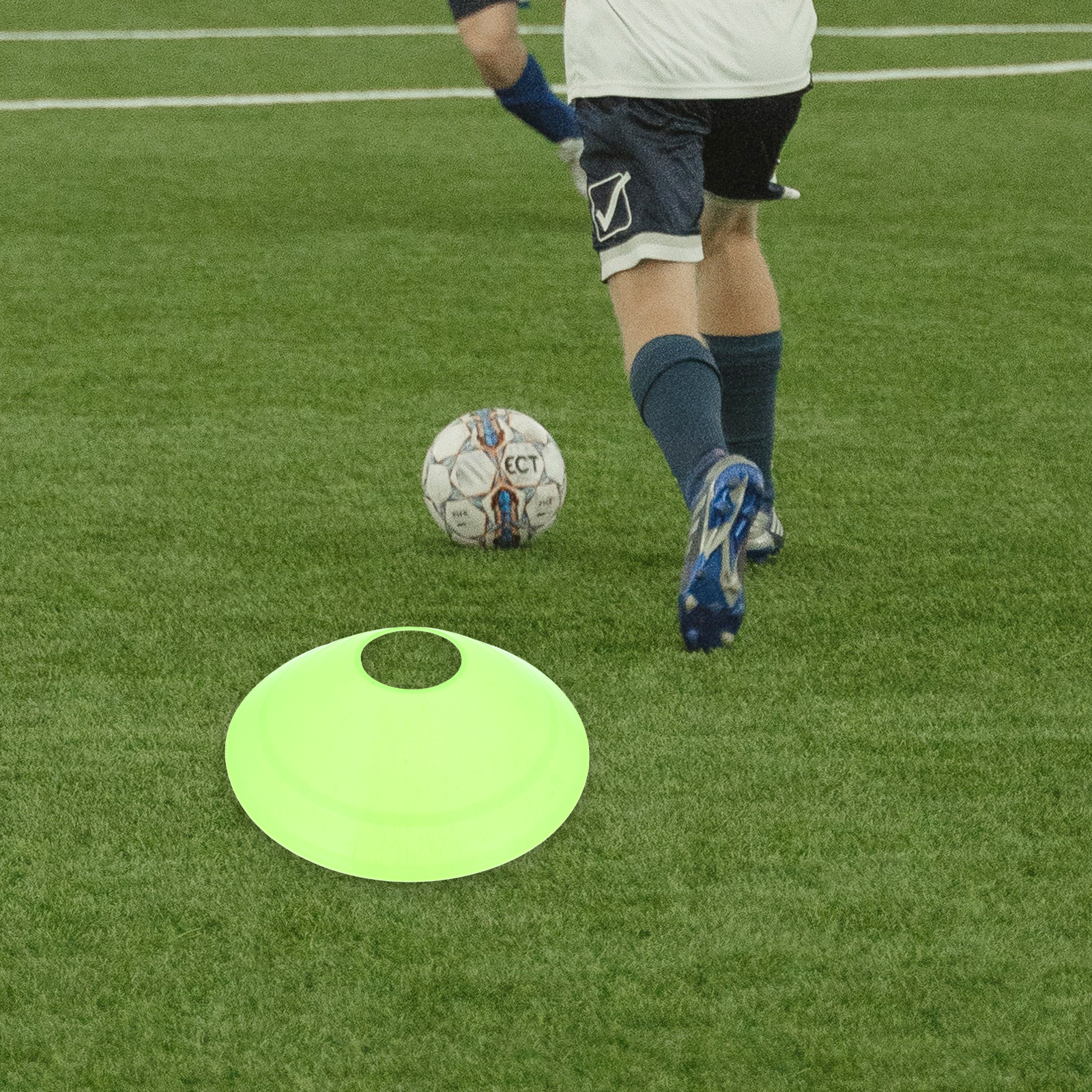 14Pcs Football Training Sign Disc Durable PE Material Soccer Obstacle Marker Sports Accessories Fitness Equipment