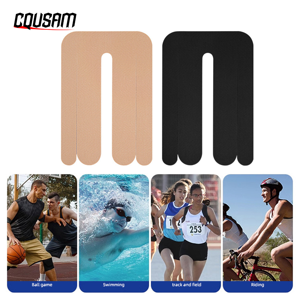 5PCS Precut Lower Back Kinesiology Tape - Athletic Sports Waist Tape for Baseball,Soccer & Bowling | Elastic Muscle Support Tape