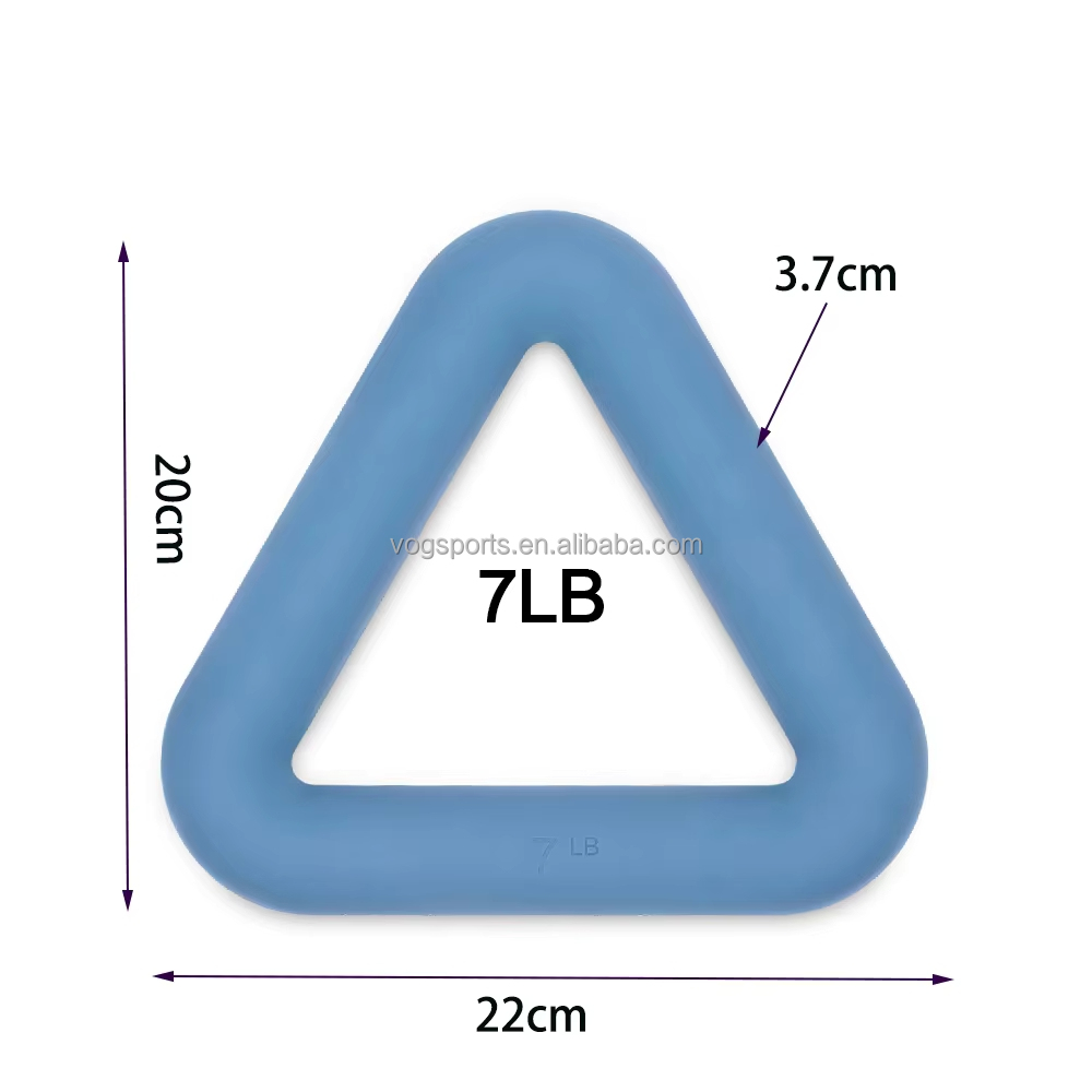 Non slip Hand Weight Dumbbell Set Cute Silicone Dumbbells Home Gym Workout Strength Training 7lb