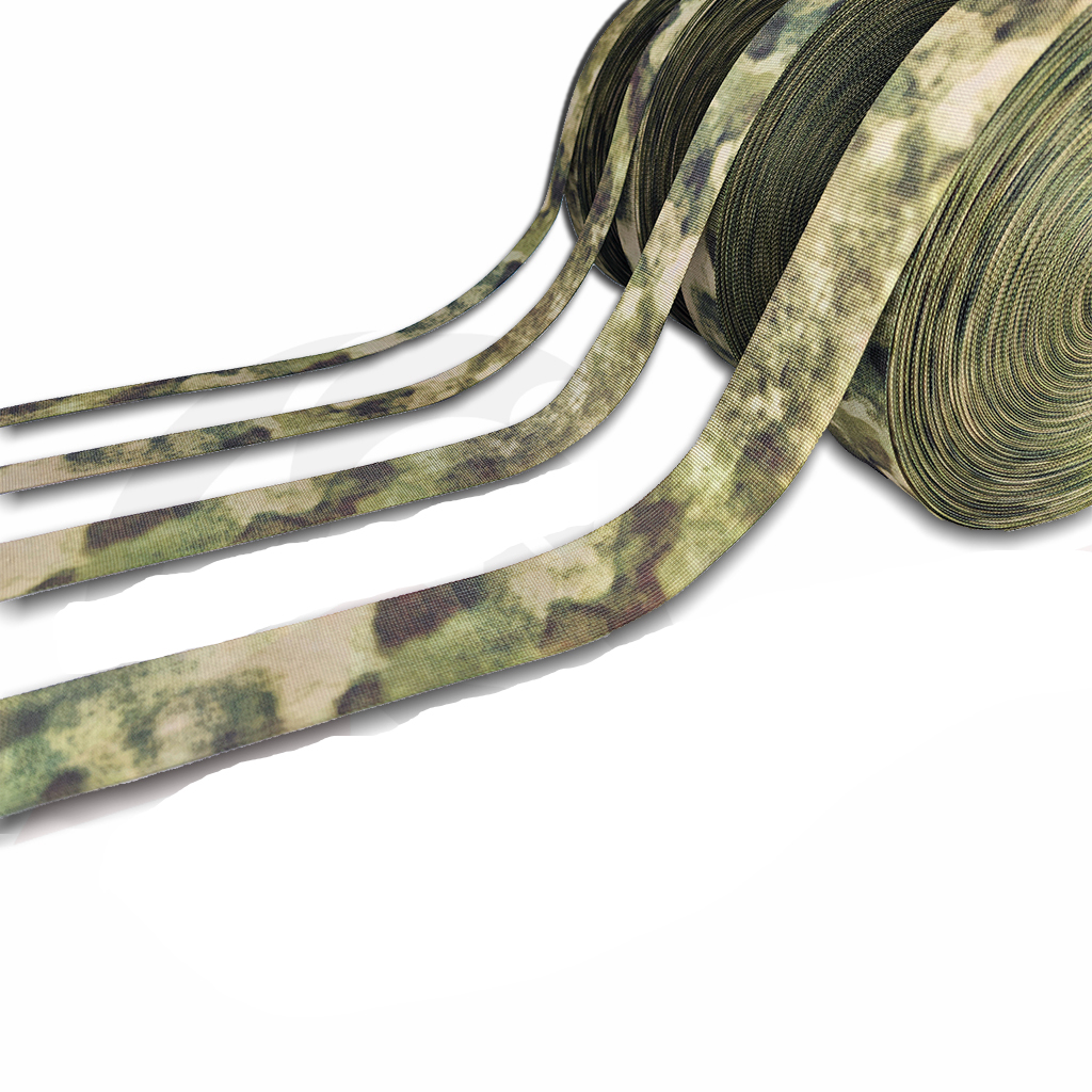 20/25/38/50mm Wide Tactical Belt Outdoor Strap Molle Tape Thickene 1.1mm Camouflage