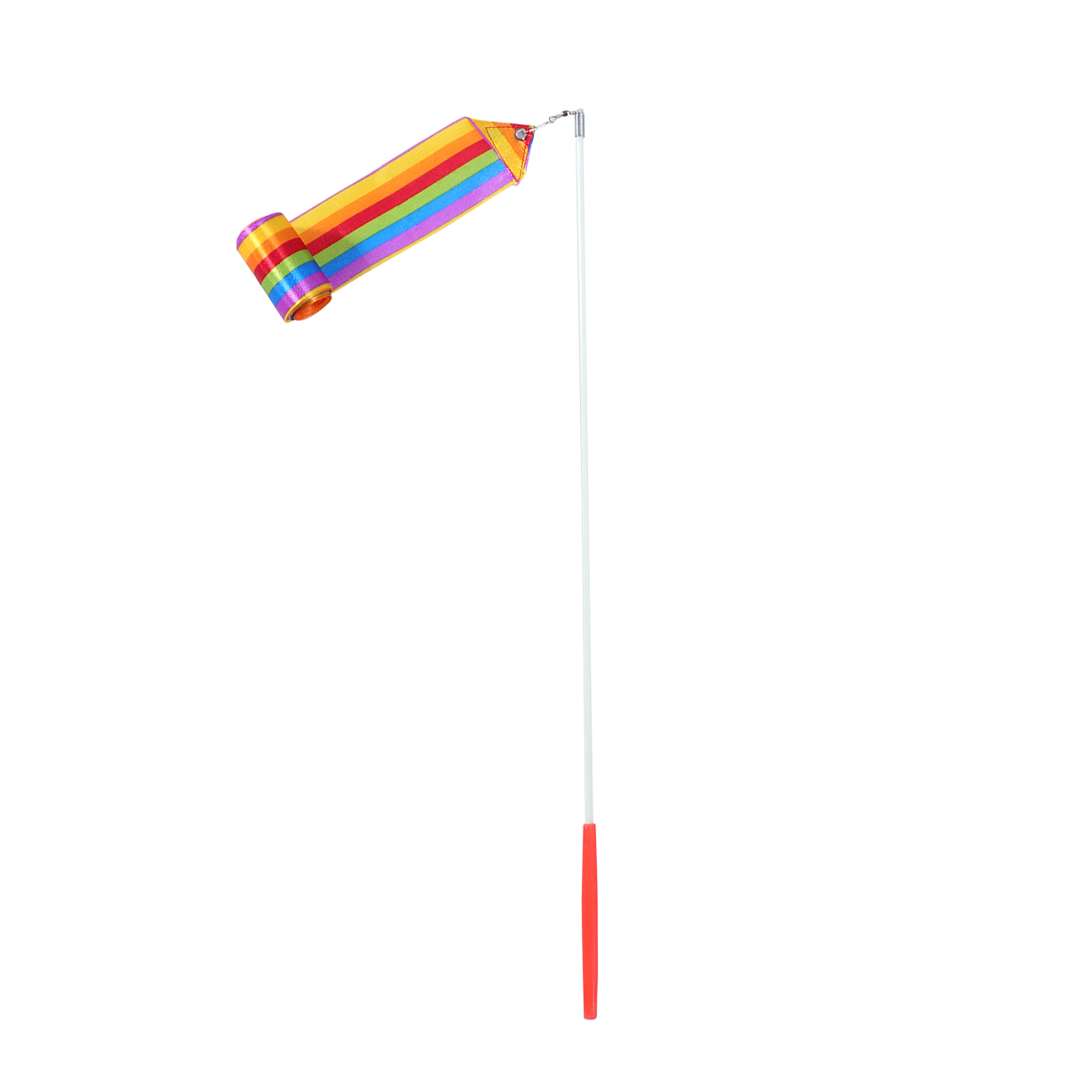 10pcs Rhythmic Gymnastics Ribbon with Stick Children Dancing Streamers Riband Twirling Rod ( )