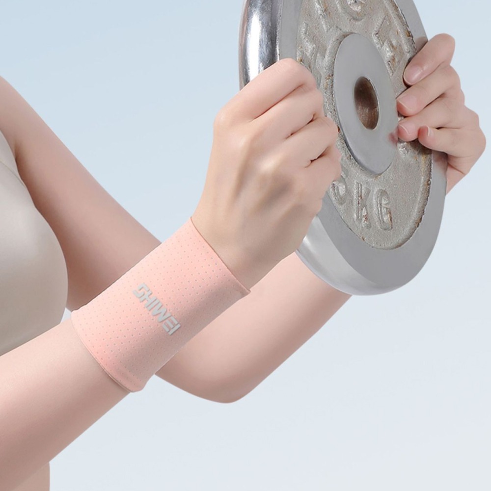 1pair Cold Feeling Badminton Wristband Wrist Protection Sweat-absorbing Sports Wristbands Breathable Anti Sprain Wrist Protector