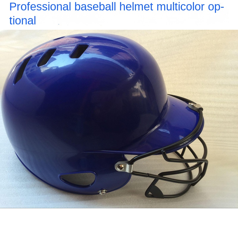 Baseball and Softball Helmet with MaskABSMaterial Binaural Single Ear Percussion for Children, Teenagers, and Adults