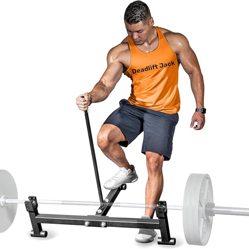 Heavy Duty Deadlift Bar Jack Weight Lifting Barbell Changing Weight Plates Deadlift Barbell Changer Jack for Deadlifting