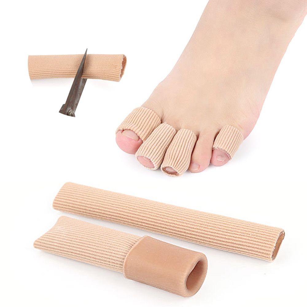 15CM Sleeve Cap Pedicure Tools Corn Callus Remover Finger Protector Bunion Corrector Fabric Toe Separator Applicator