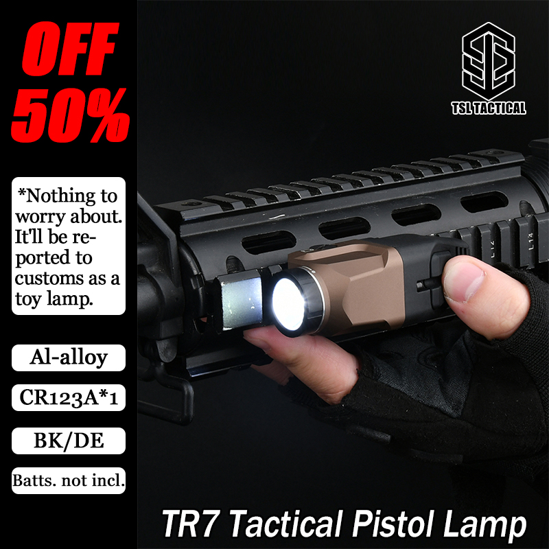 WADSN TR-7 Tactical Highlight Flashlight Pistol Lamp 800 Lumen LED Electronic Hanging Torch/strong Light/Flashing TR1 TR 7