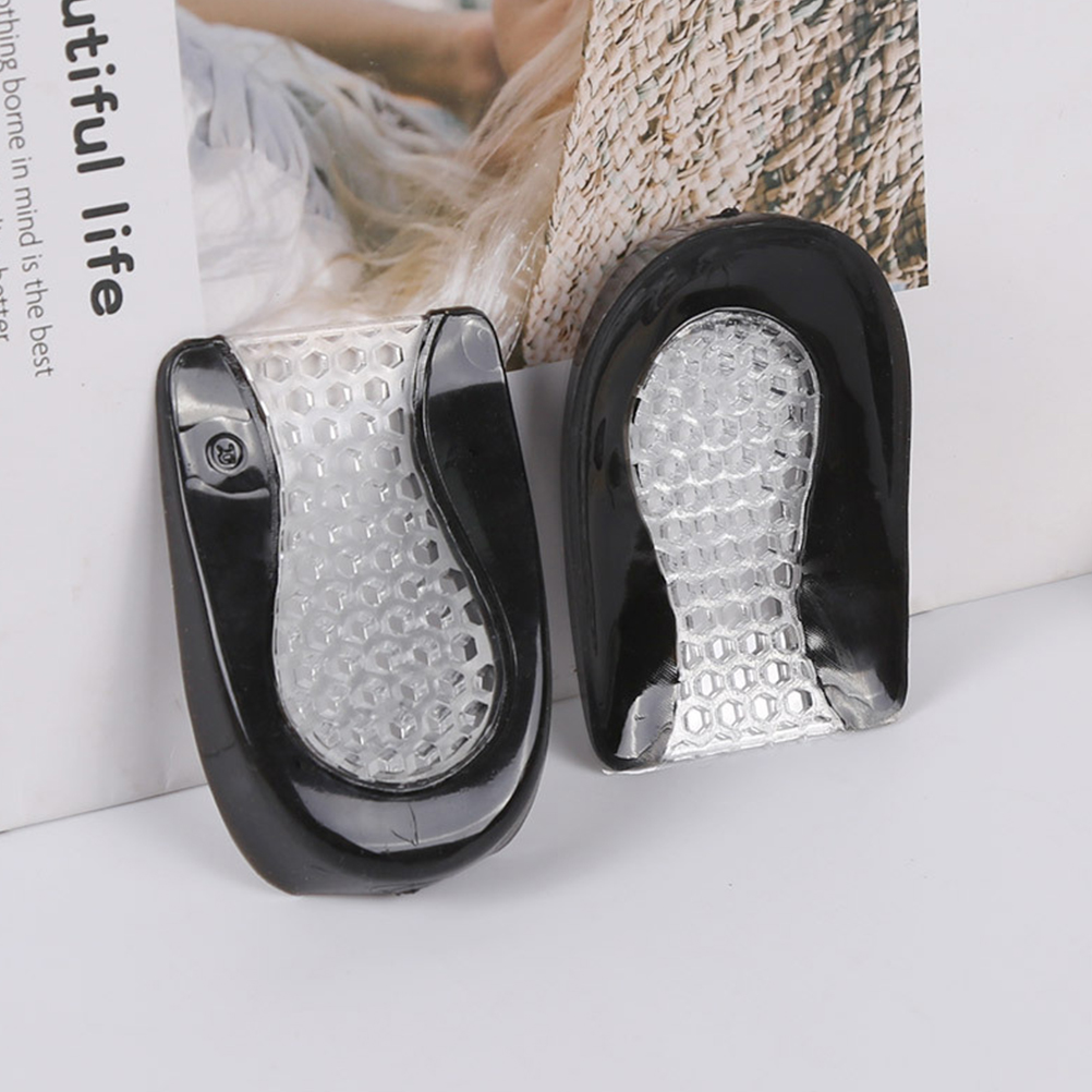 2 Pairs Honeycomb Pad for Girls Shoes Top Foot Support Sebs Shock Absorbing Heel Insole Pain Relief Washable Lightweight Comfort