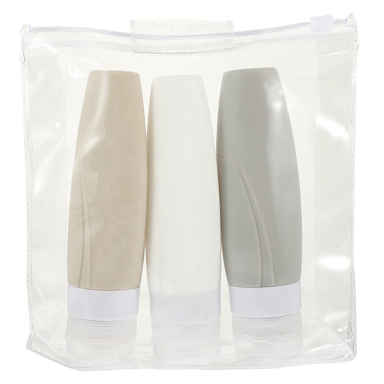 3 Pcs Creams Silicone Lotion Bottle Squeeze Bottles Practical Travel Leakproof Refillable