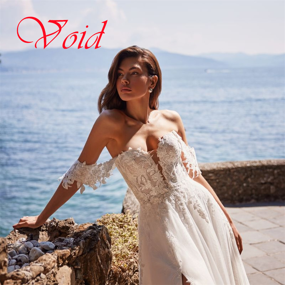 Customized White Organza Wedding Dress Elegant Strapless Bridal Party Classic Zipper Back Sleeveless Front Slit Vestido De Novia