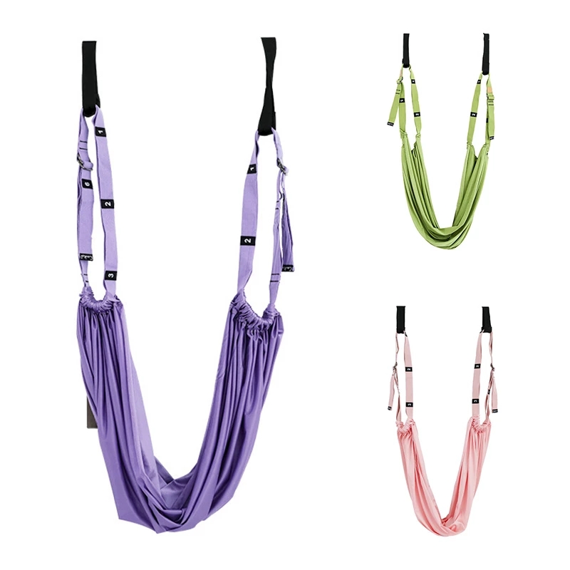 Adjustable Elastic Leg Splits Lower Waist Stretch Yoga Handstand Trainer Aerial Yoga Strap Hammock Stretch Belt