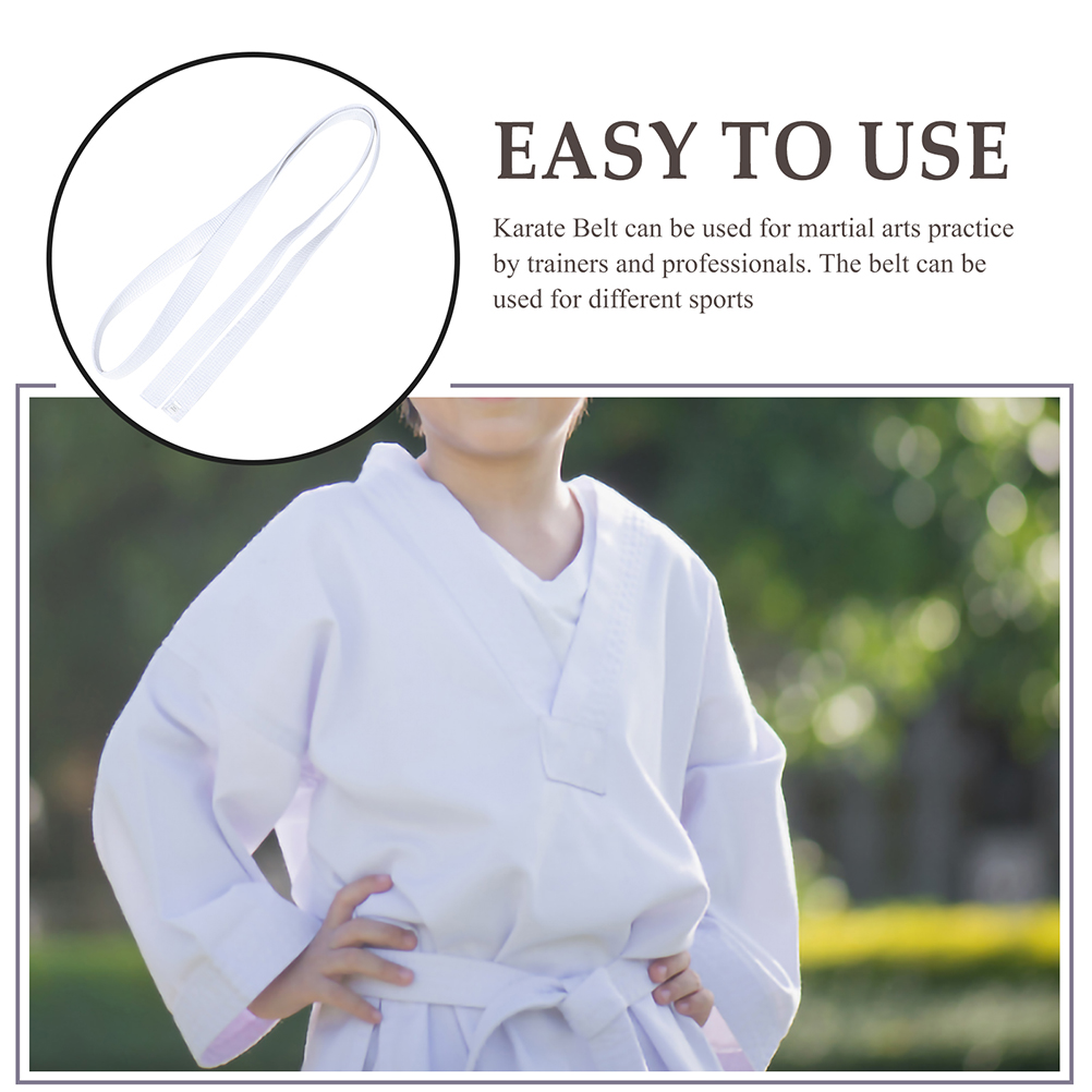 2pcs Men Karate Taekwondo Martial Arts Sports Stretchy Lightweight Training Gear Adjustable Waistband for Adults Teens for Men