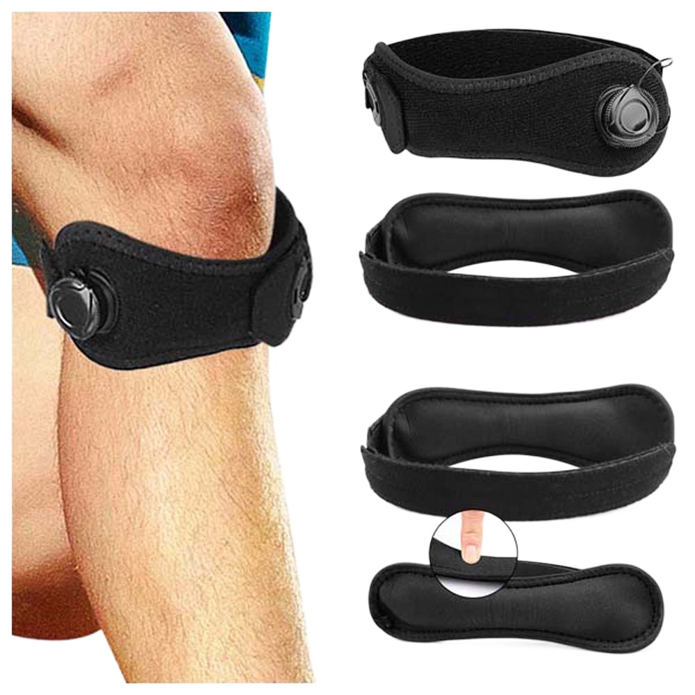 Adjustable Knob Sports Knee Guard Band Protecting Meniscus Tendon Injury Patellar Strap Knee Pads Prevent Ligament Strain