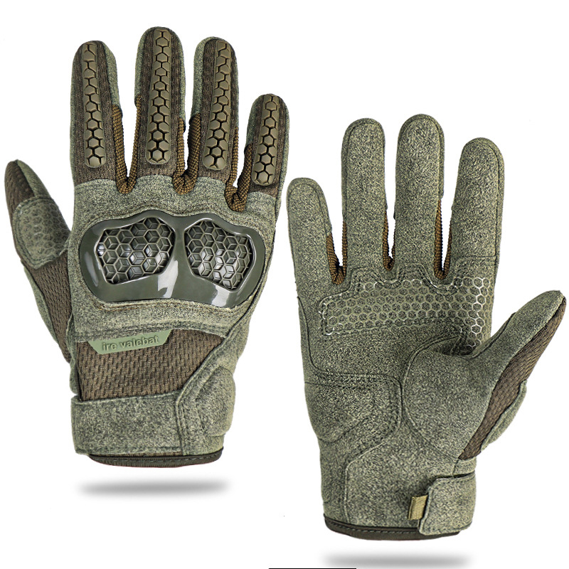 Tactical Gloves Exoskeleton Protective Touch Screen Gloves Anti-collision Outdoor Riding Gloves