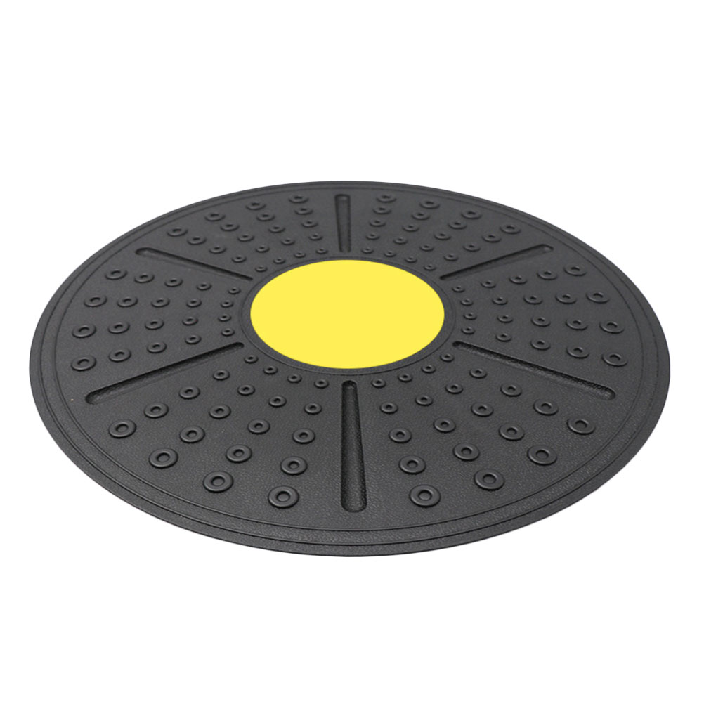 Balance Board for Standing Desk Yoga Fitness Tool Yellow Color 360 Degree Rotation PP Material Balance Training Equipment Core