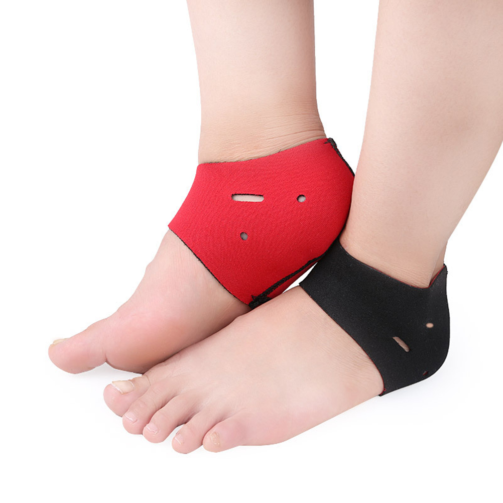 2Pcs Plantar Fasciitis Heel Foot Pain Arch Support Ankle Brace Heel Warm Protector Insole Orthotic