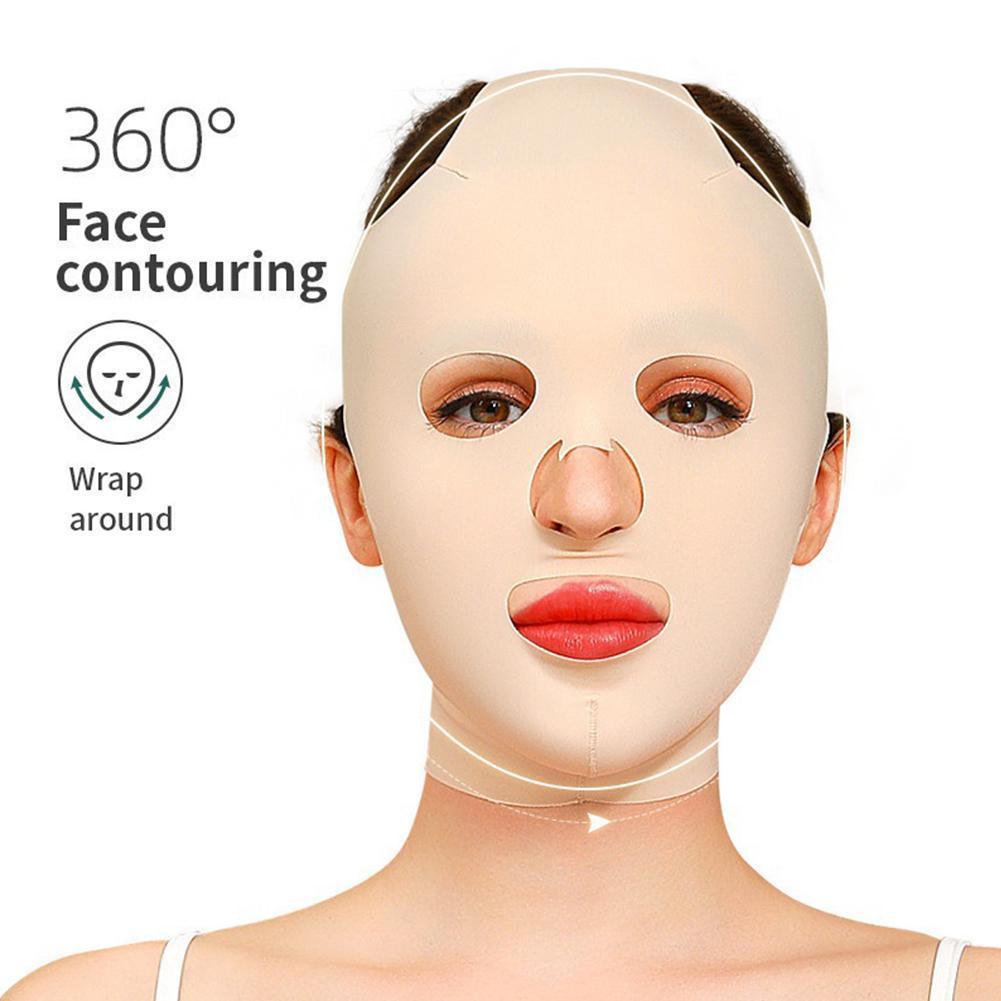 1pcs High-quality Sleep Face-lift Bandage Breathable Beauty Women Anti Slimming Lift Full Bandage V Face Shape Mask Sleeping