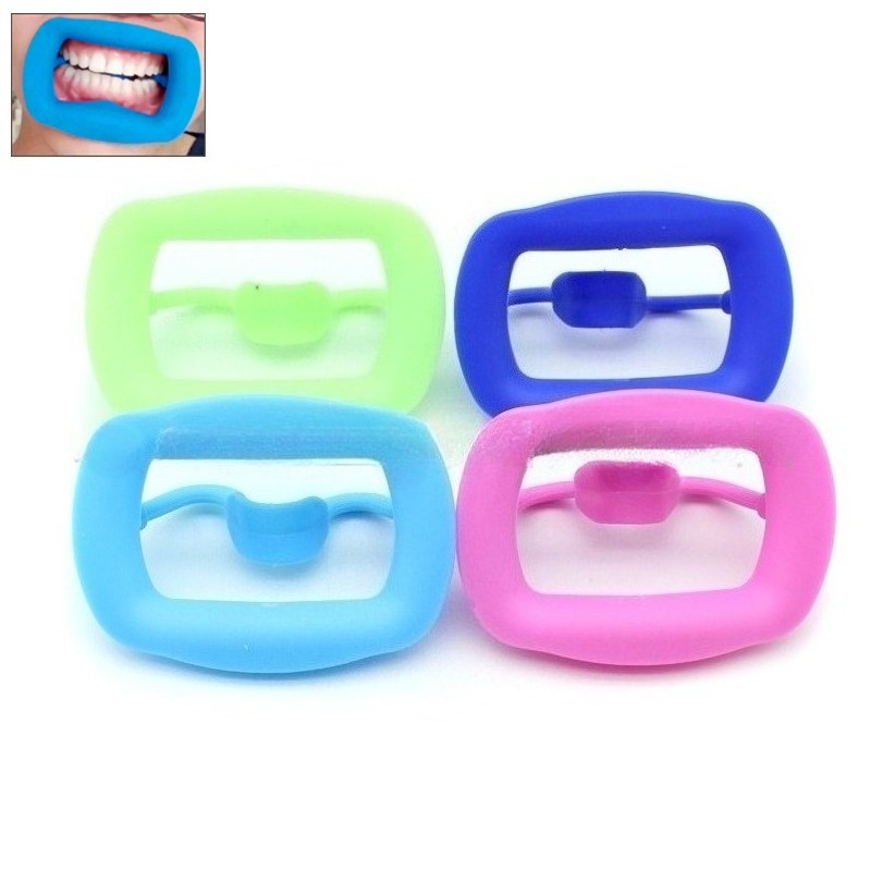 10pcs Dental Materials Four Colors Available Soft Silicone Opener Color Silicone Mouth Inner Support New Opener Dental Tools