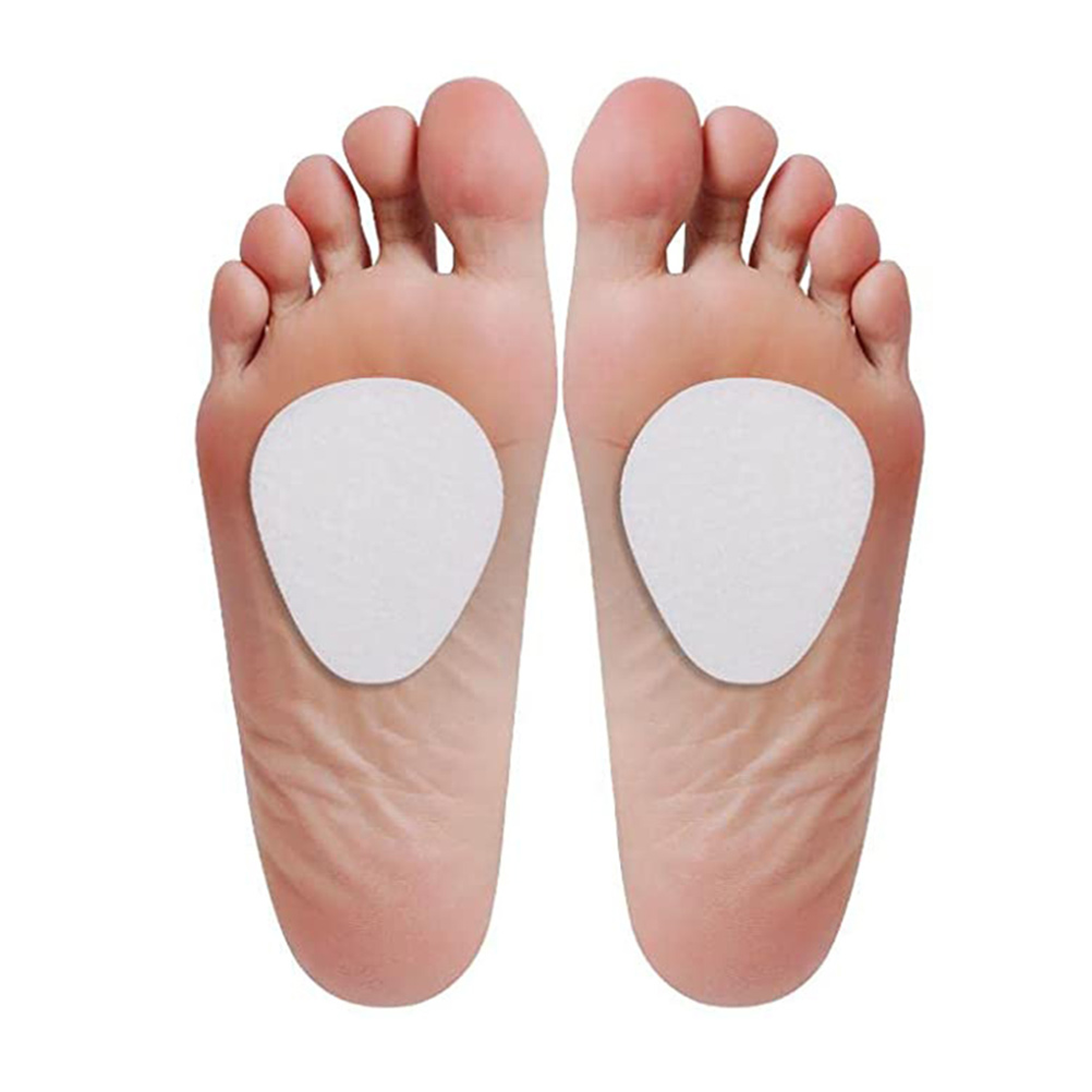 3 Pairs White Thickened Heel Insoles High Shoes Cushions Metatarsal Pads Forefoot Support Wool Anti Slip Durability