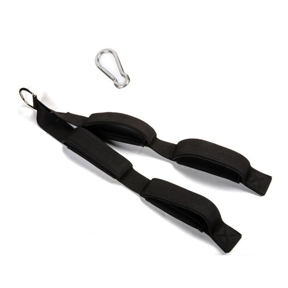 Anti-Slip Tricep Pull Down Rope Multi-Purpose Double Ring Fitness Tricep Rope Neoprene Pads Muscle Training Tricep Pulldown Rope