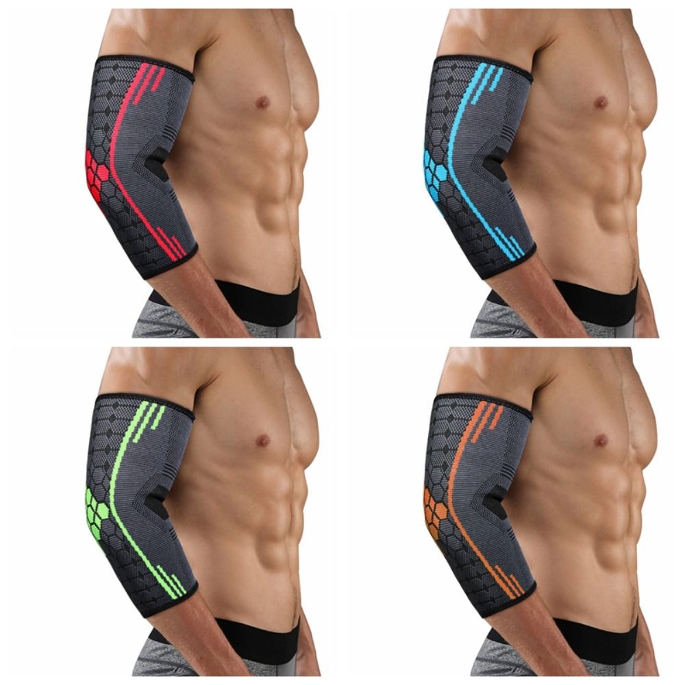 Breathable Elbow Brace Weightlifting Workouts Protective Gear Sports Elbow Pads Arm Guard Baseball Softball