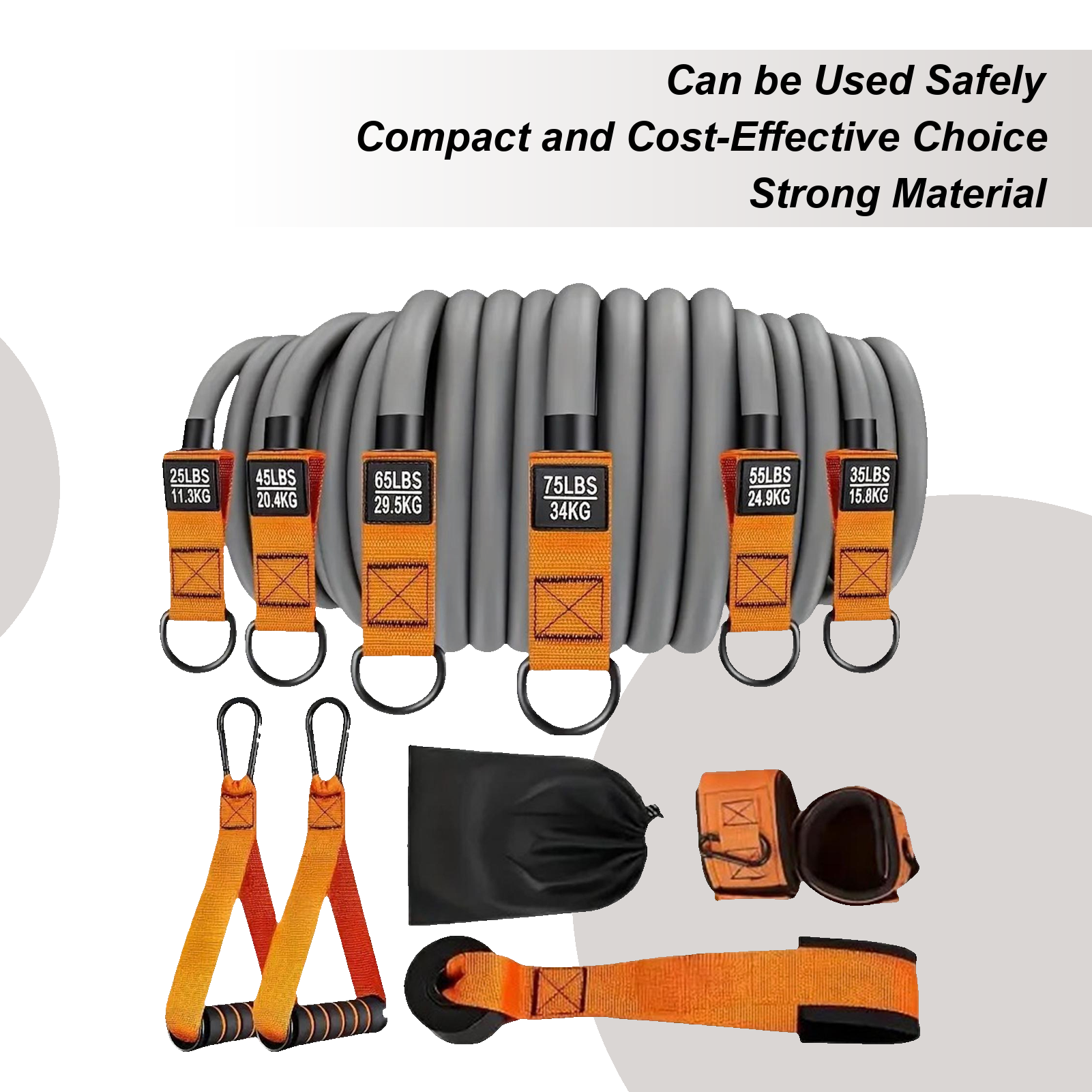 Elastic Bands For Exercise Elastic Exercise Bands Heavy Duty Non-Slip Strap Equipment For Physical Strength Stretching Pilates