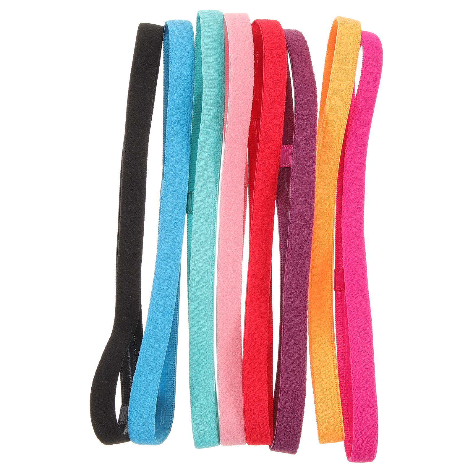 8 Pcs Anti-slip Headband Sports Hair Tape Hairband Athletic Headbands Hairbands for Non-skid