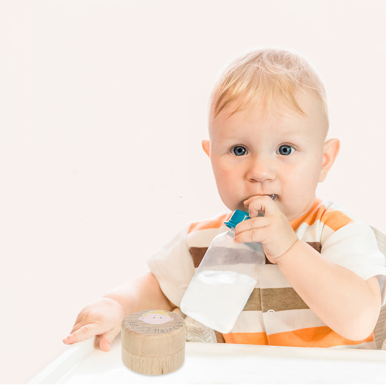 Lanugo Memorial Box Hair Keepsake Haircut Storage First Memory Bag