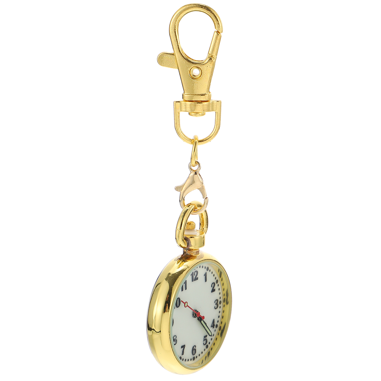 Luminous Pocket Night Glow Design Key Buckle Chest Watch Nurse Clip On Hanging Watch For Belt Bag Durable Material