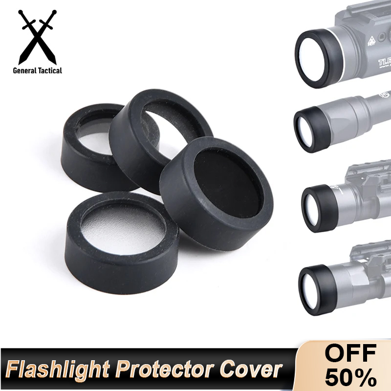 WADSN Tactical M300 M600 X300 X400V Hunting Weapon light LED Flashlight Protector Cover Custom Lens Guard 25.4MM 28MM 30MM 26mm